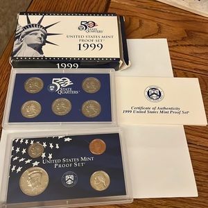 1999 United States -State Quarters and Mint Proof Set